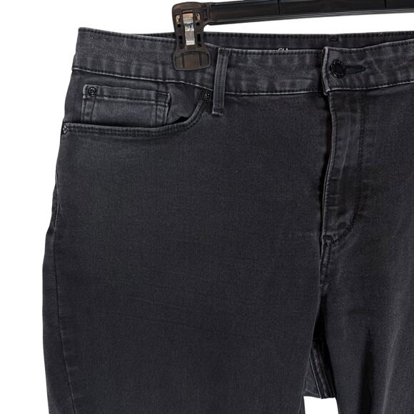 Signature By Levi Strauss Jeans Womens 18 Black Denim Stretch Modern Skinny Leg - Picture 5 of 16